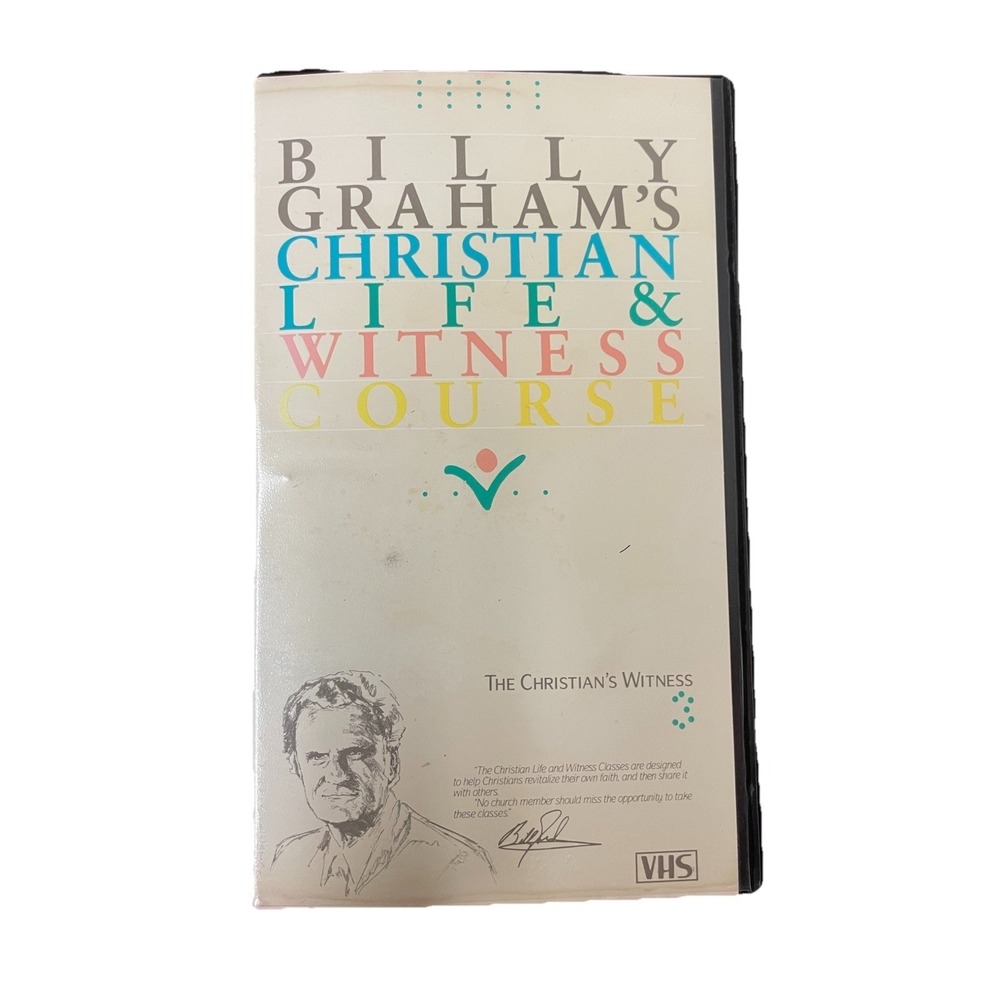 Billy Graham Christian Life & Witness Course The Christians Witness VHS